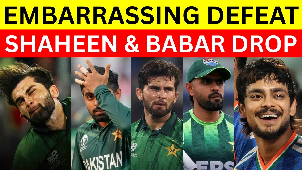 Pakistan's EMBARRASSING Defeat against India | Shaheen Afridi & Babar Azam to be Dropped | IND v PAK