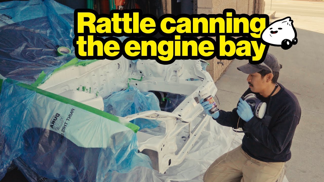 Will rattle canning the engine bay turn out well?  // the bao project!