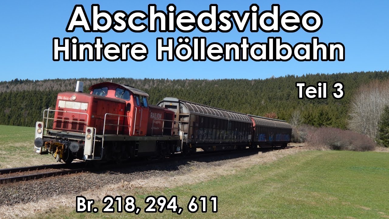 Die letzten Dieselfahrten im hinteren Höllental | Teil 3