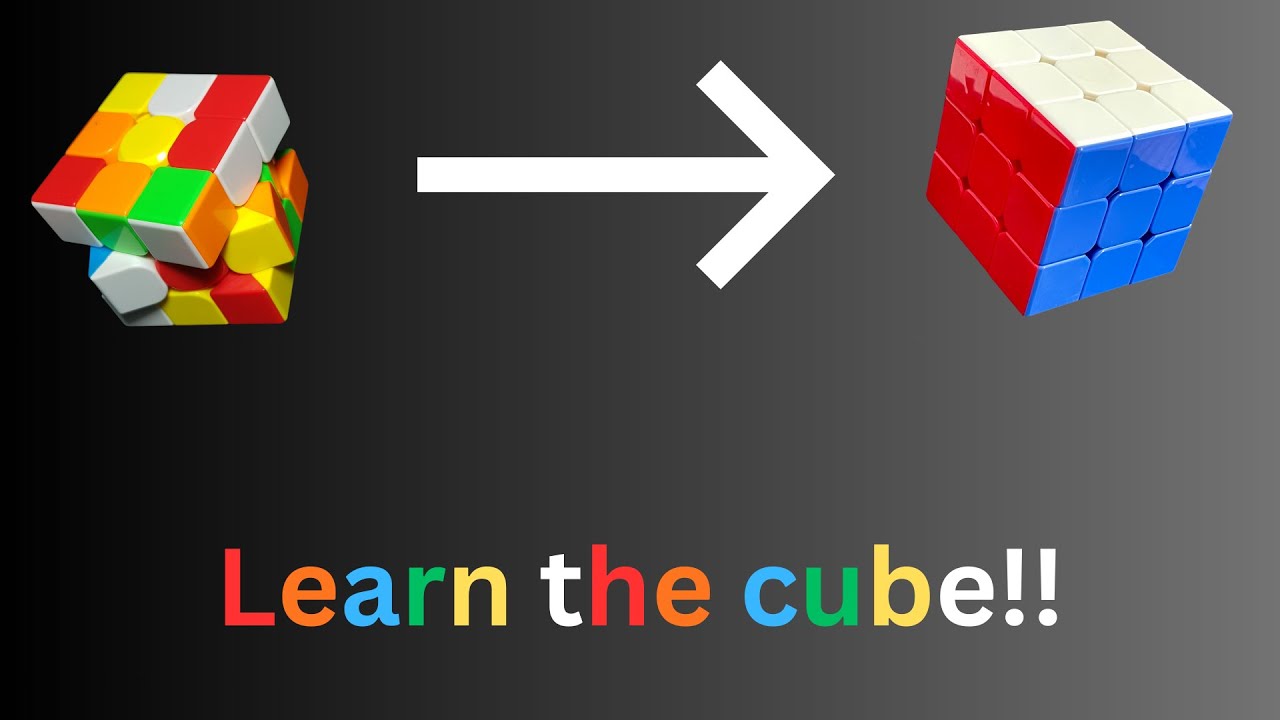 Here is how to solve the Rubik's cube with example solve v.2