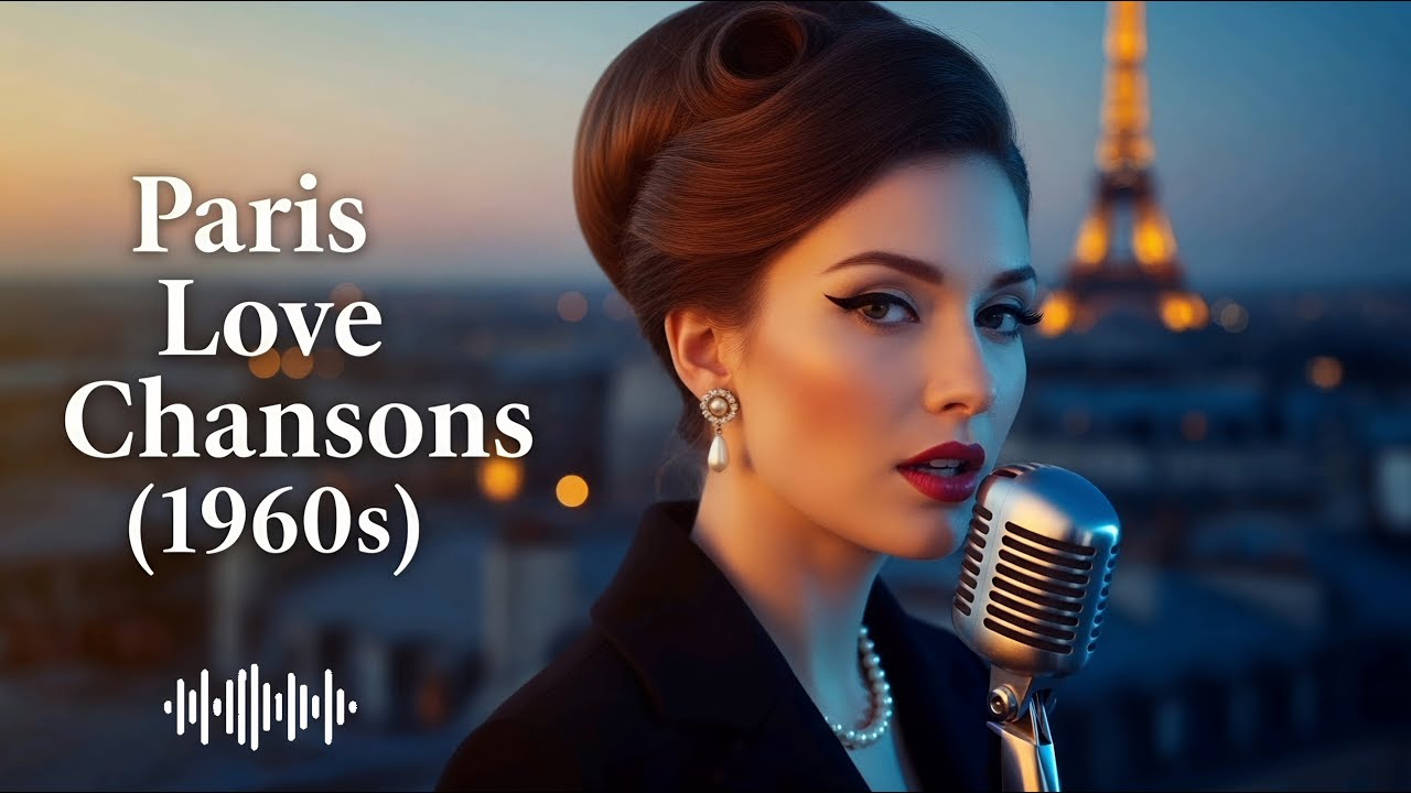 Vintage Paris Night Love Songs | Chansons Parisiennes 1960s | Calm Night Reflections