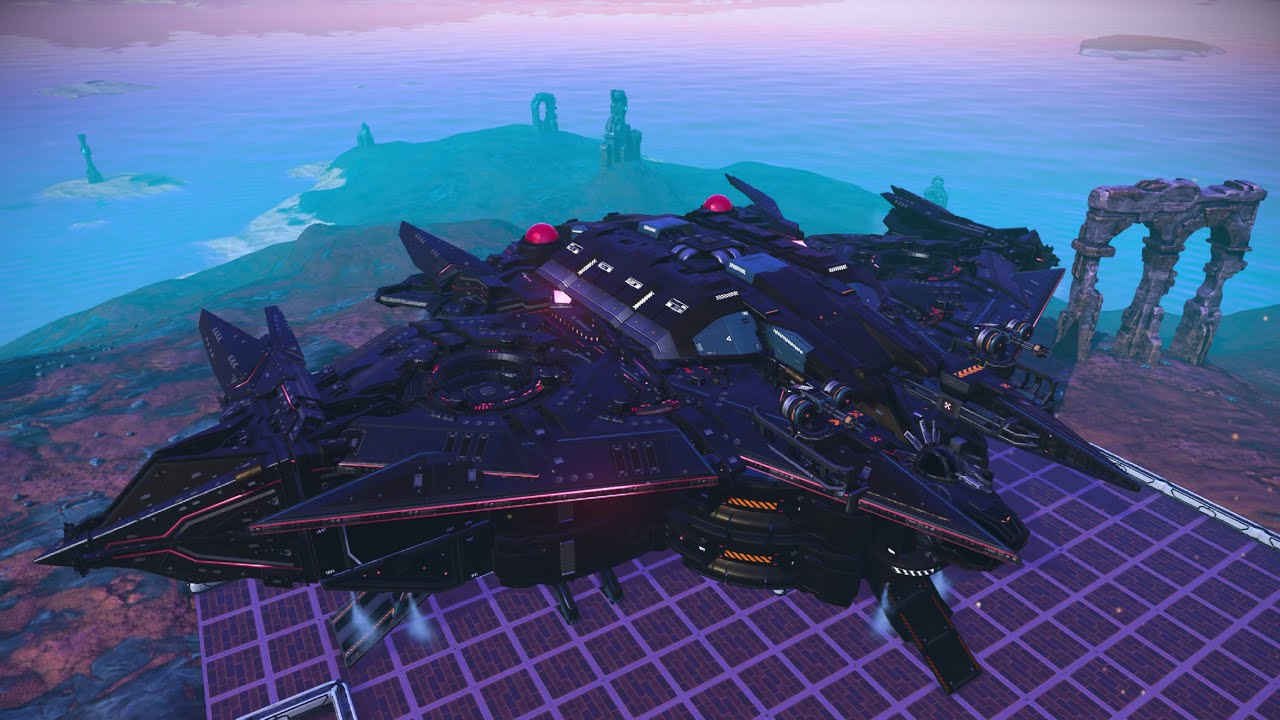 NMS (Another) Corvette With Side Ramps