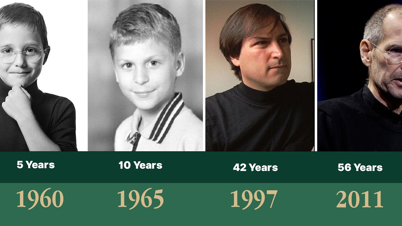 Steve Jobs Evolution (1960–2011) | From Apple Co-Founder to Tech Legend 🍎🔥