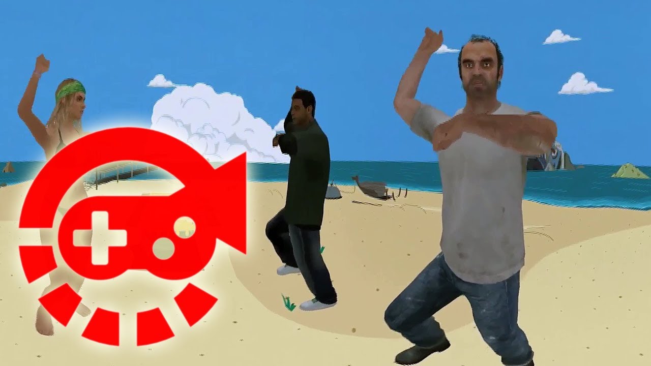 Видео 360° - Trevor's Gangnam, GTAV