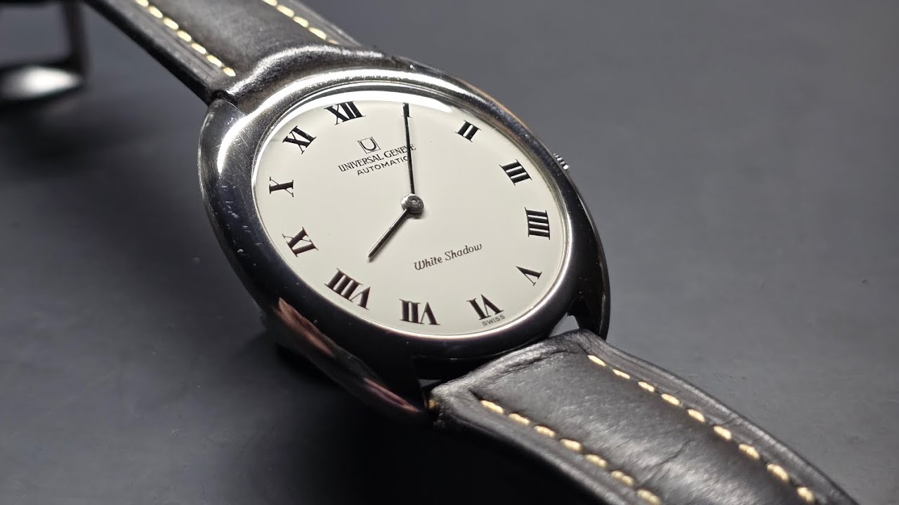 Universal Geneve White Shadow, cal. 1-66. Cleaned, serviced.
