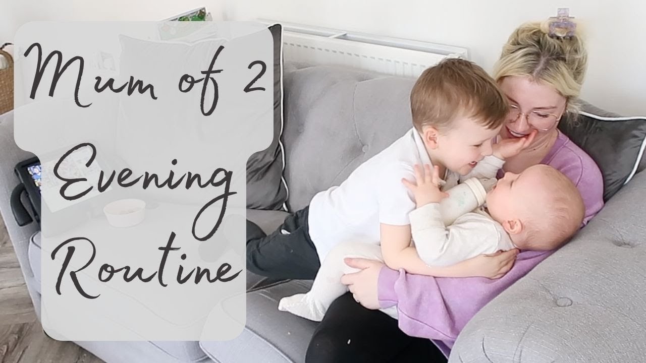 EVENING AND BEDTIME ROUTINE | ALONE WITH MY TWO KIDS | FROM SCHOOL RUN TO BEDTIME | ellie polly