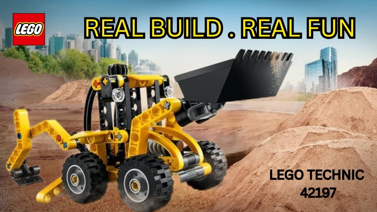 LEGO Technic 42197 Backhoe Loader | Unboxing, Timelapse Build & Final Result 🚜