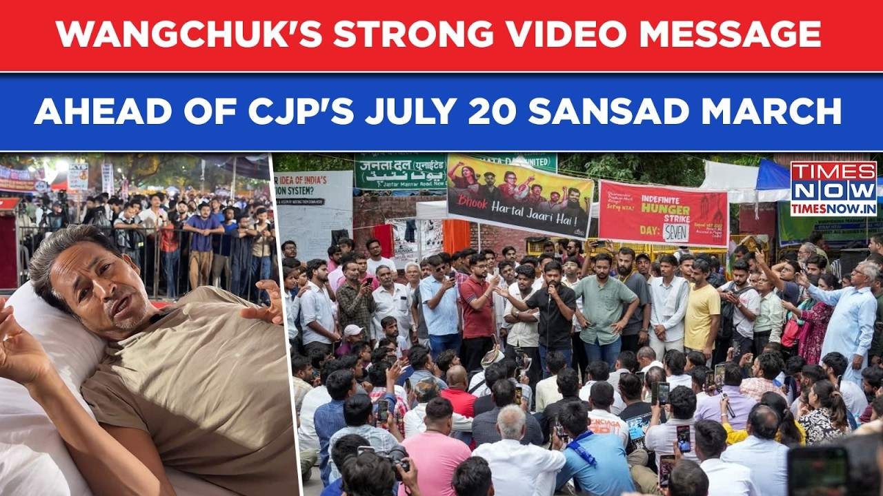 Sonam Wangchuk's Strong Video Message On 19th Day Of Hunger Strike Before CJP's July 20 Sansad March