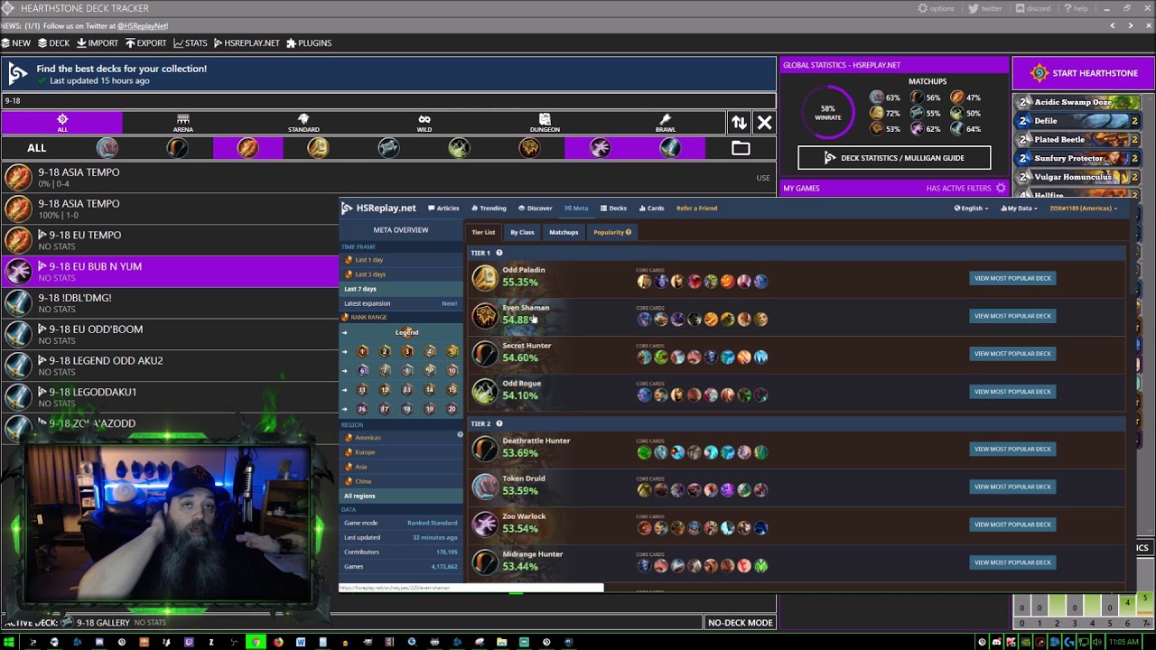 HearthStone Deck Tracker & HSReplay Tutorial 2018