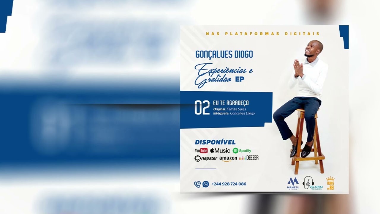 Eu te agradeço - Gonçalves Diogo ft Bruno Ngombo (Banda TDC). Música original: Nelson Sales