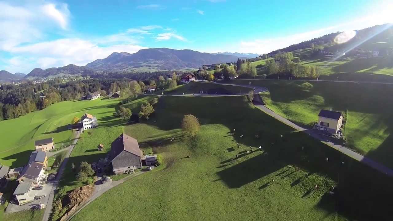 Der Bregenzerwald von oben