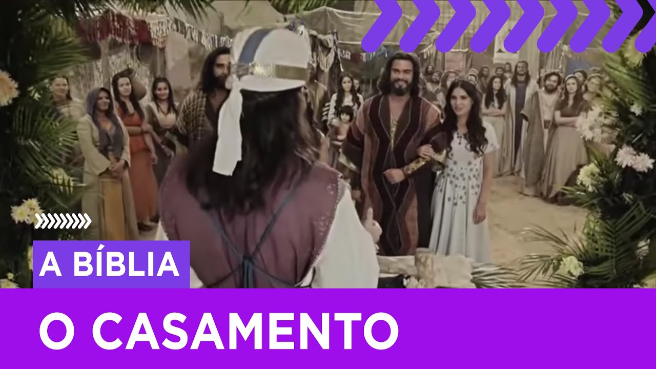 Eleazar dá início ao casamento duplo de Josué e Aruna e de Salmon e Raabe