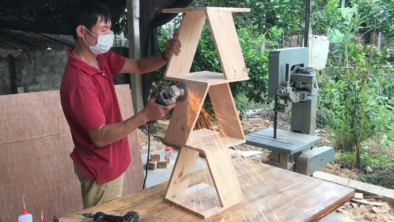 Corner Shelves Easy To Make And Extremely Beautiful  Furniture Making Instructions - DIY!