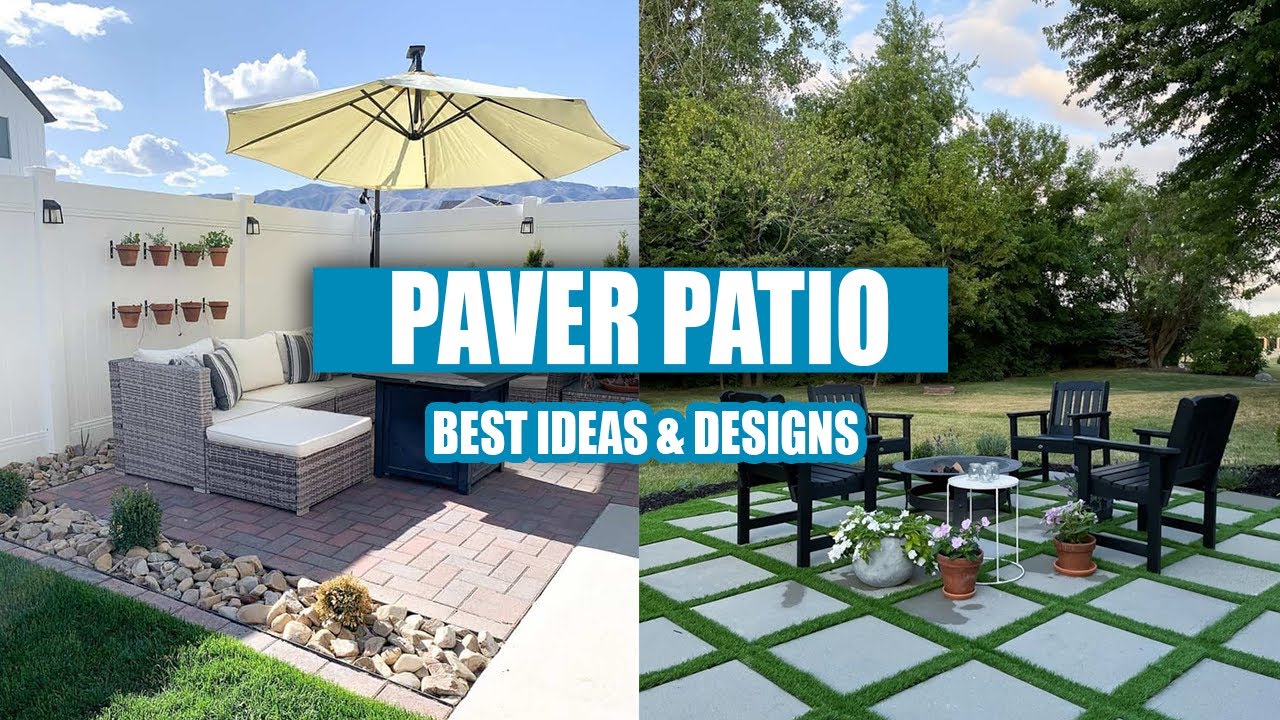 Paver Patio Ideas for a DREAMY Backyard