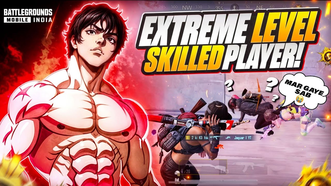 Extreme Level Skilled Player 🔥💪🏻- Fastest 3 finger player | BGMI - PUBG MOBILE