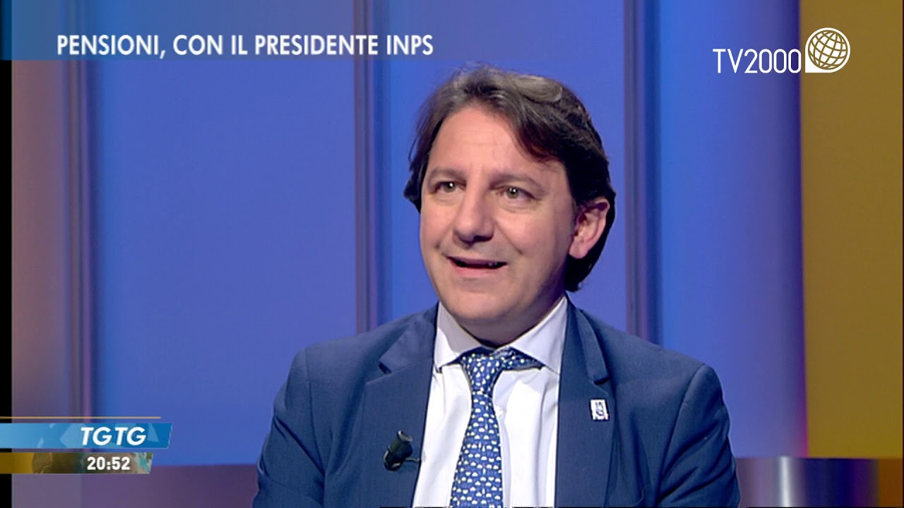 Pasquale Tridico Presidente INPS a TGtg