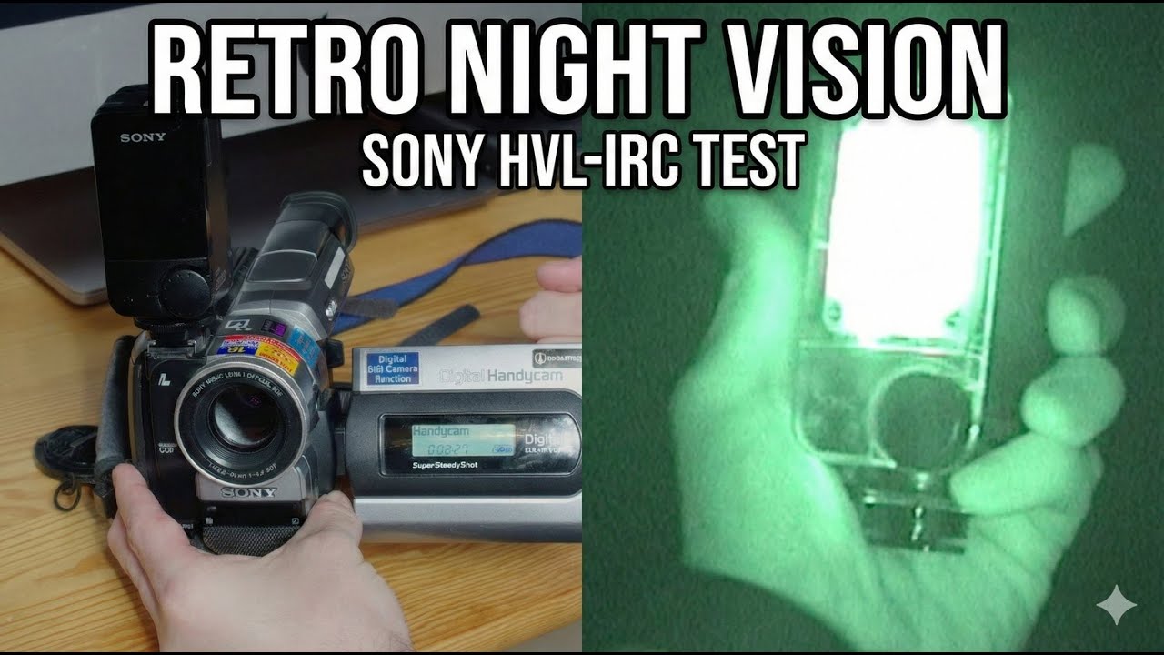 Sony HVL-IRC: The Ultimate IR Light for Vintage NightShot Cameras - Field Test