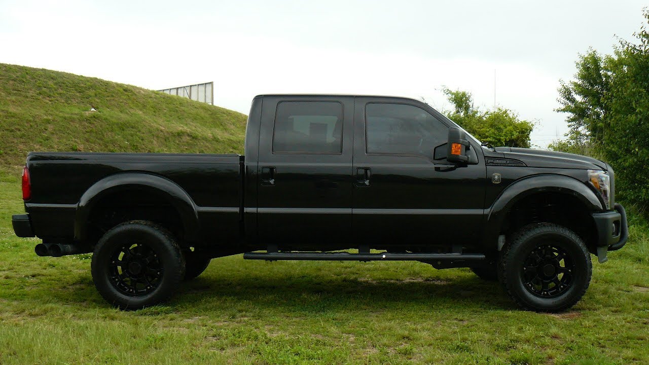 2015 DIESEL F250 CREW CAB 4WD BLACK OPS TRUCKS FOR SALE 800 655 3764 # DX74034A