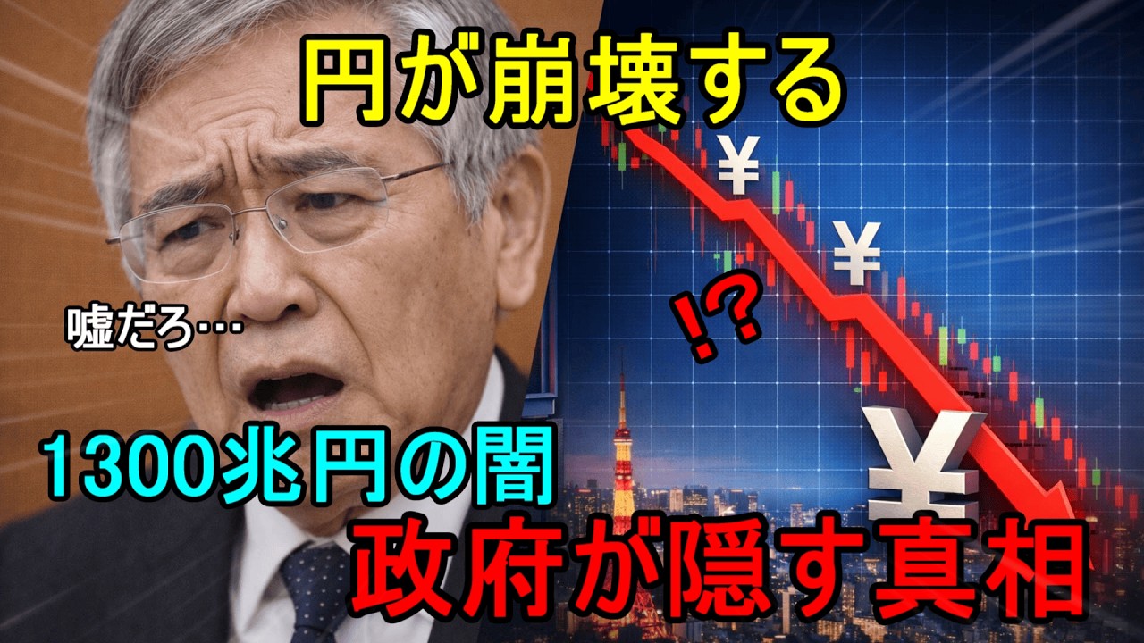 【円安インフレの真実】政府と日銀が絶対に言えない「本当の原因」を暴く！国民が知らない1300兆円の闇