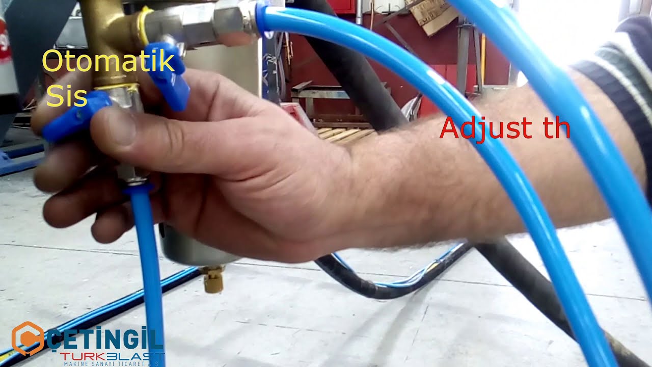 Seyyar Kumlama Makinesi Kurulum (Otomatik)/ Mobile Shot Blasting Machine Setup