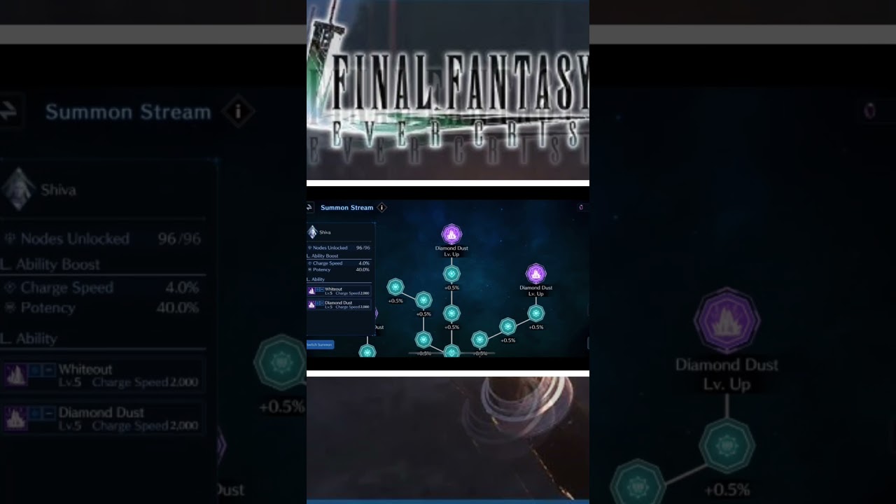 Finally got lvl 5 Diamond Dust #finalfantasy7evercrisis #finalfantasy