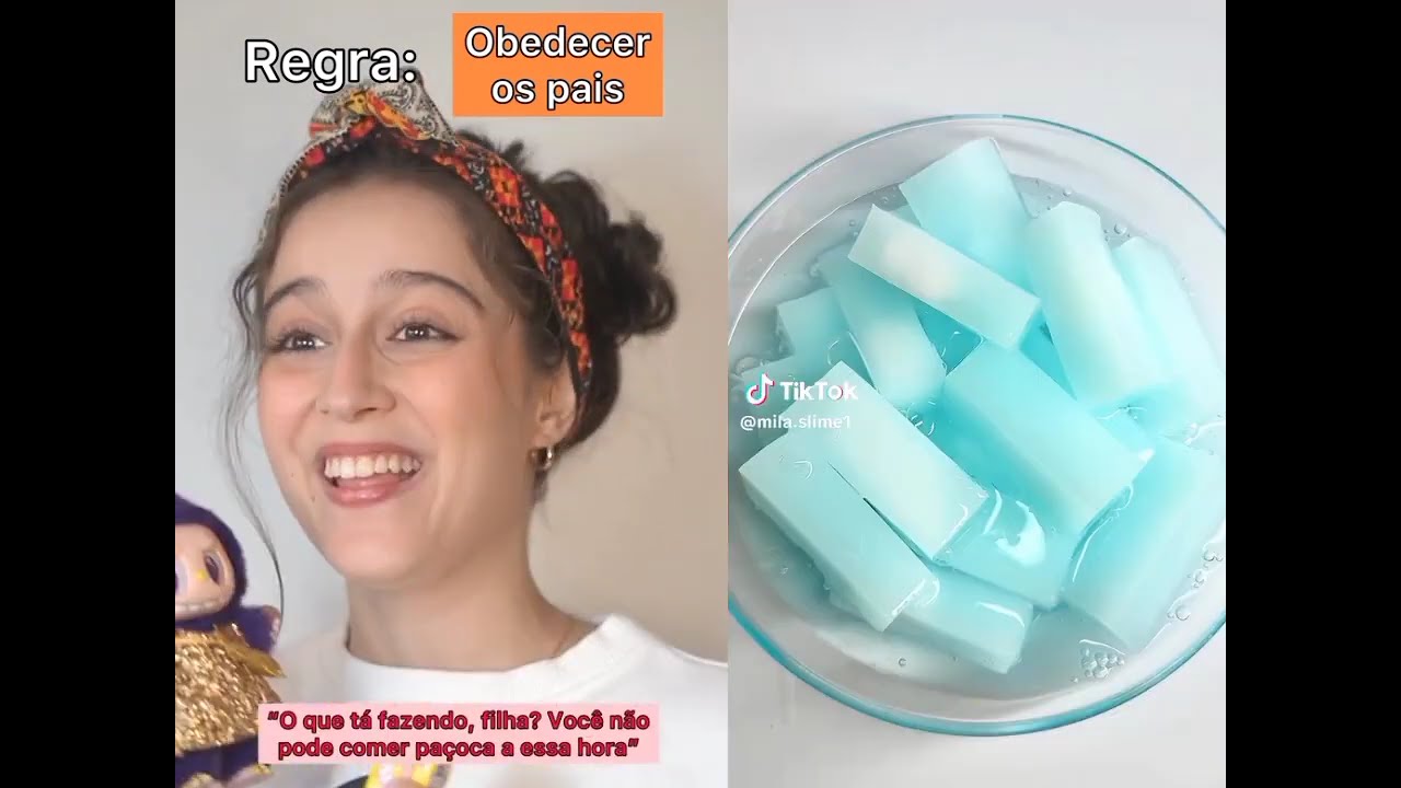 hist&oacute;rias da marianna Alexandre  com slime #asmr #slime @mariannaalexandre