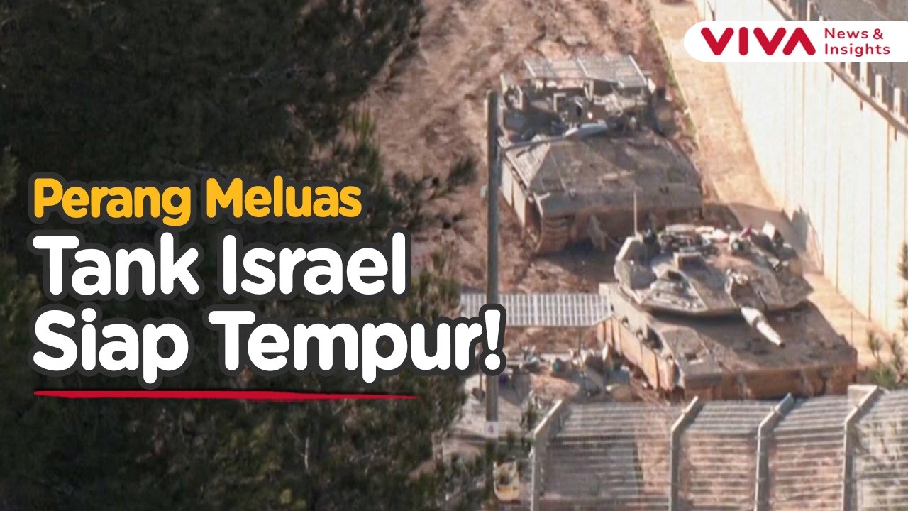 Tank Israel Bergerak di Perbatasan Lebanon Usai Serangan Balasan