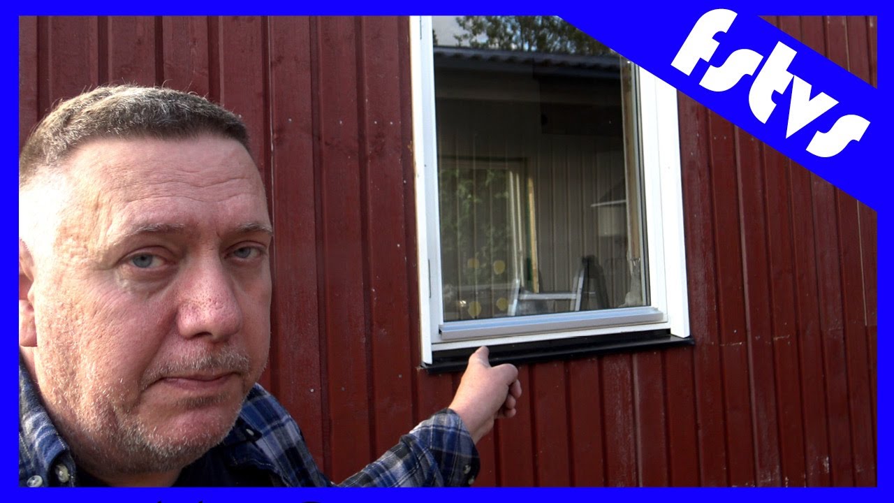 Bockar och monterar fönsterbleck