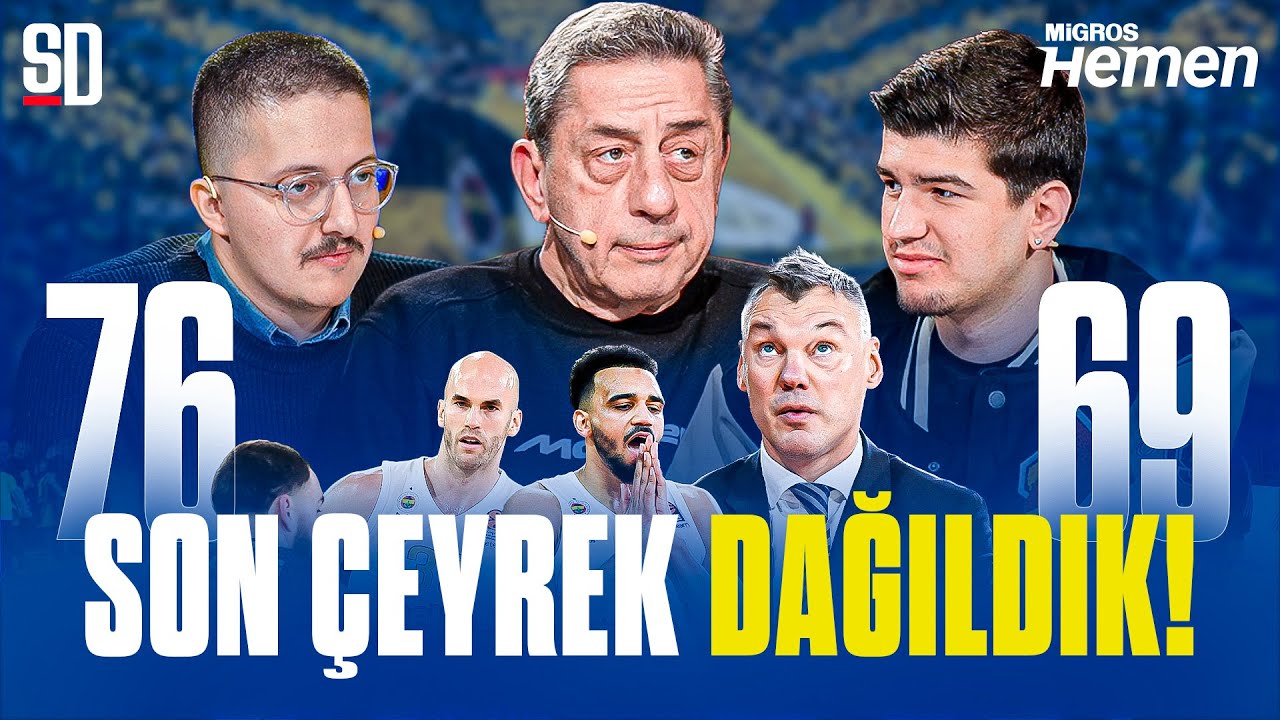 FENERBAHÇE BEKO SON ÇEYREKTE DAĞILDI | Monaco 76-69 Fenerbahçe Beko | Euroleague