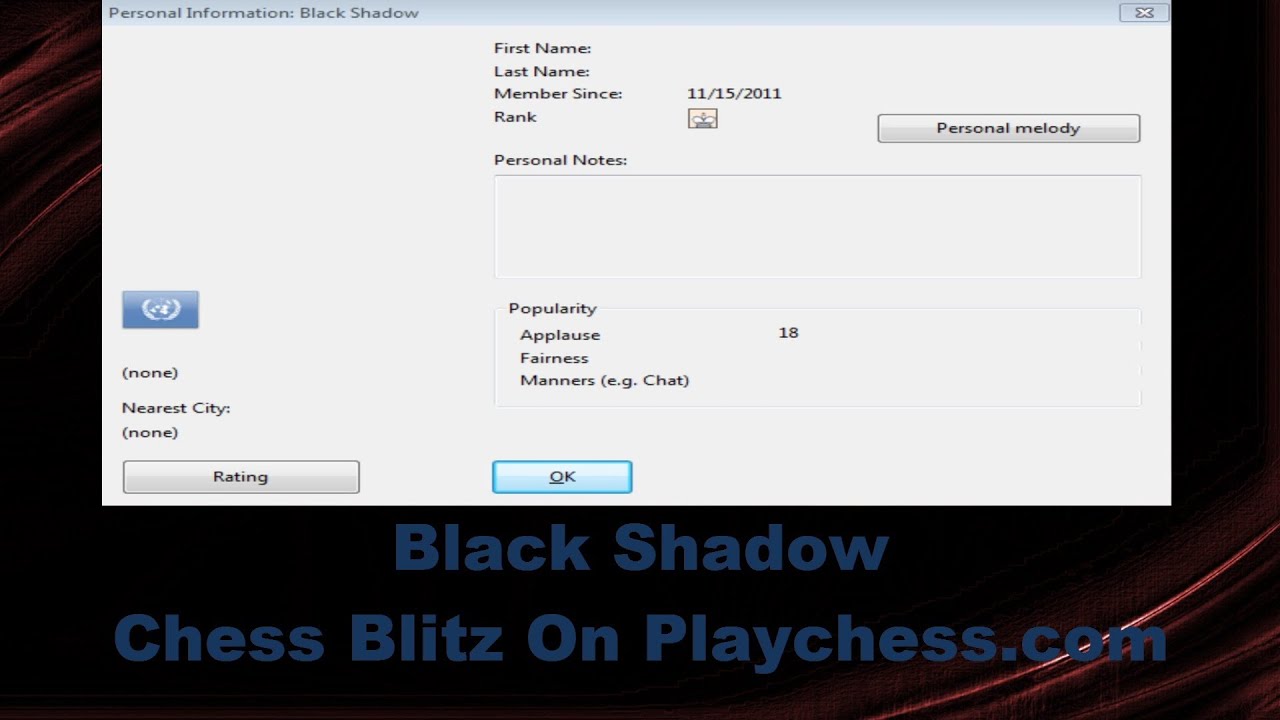 Ben yine geldim vs Black Shadow Chess Blitz  Game 4
