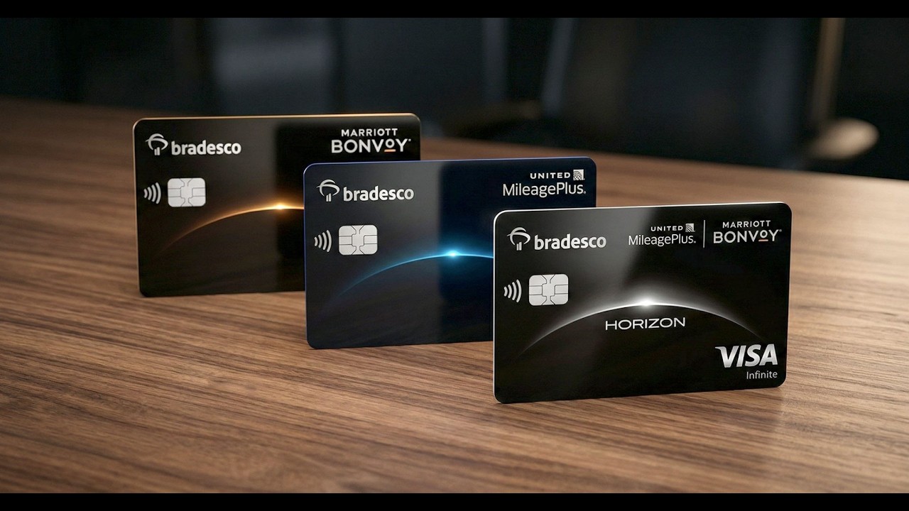 Chegaram! Bradesco lan&ccedil;a cart&otilde;es de cr&eacute;dito United e Marriott Bonvoy no Brasil