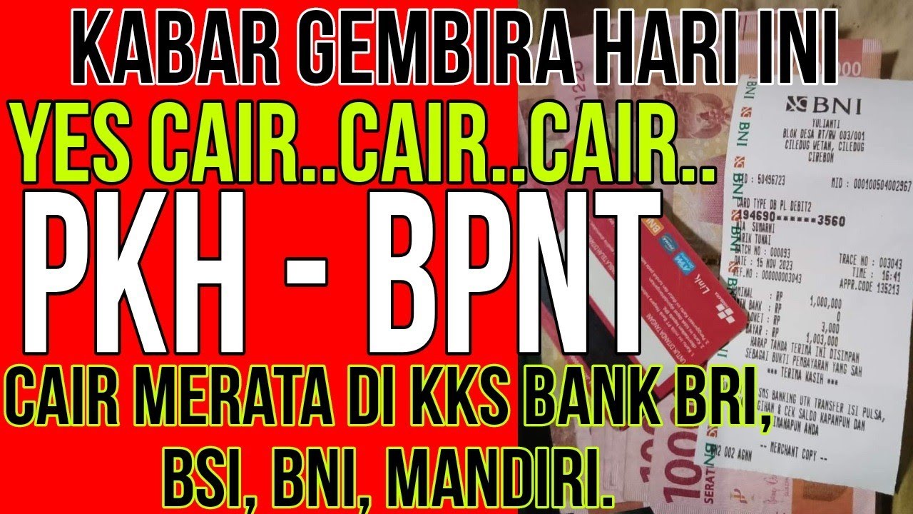 INFORMASI PKH BPNT! YES CAIR HARI INI DI DAERAH BERIKUT INI DENGAN BESAR NOMINAL RP.400.000