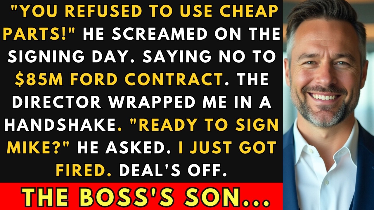CEO's Son Fired Me On Signing Day - I Was About To Sign $85M Ford Deal | Manufacturing Revenge