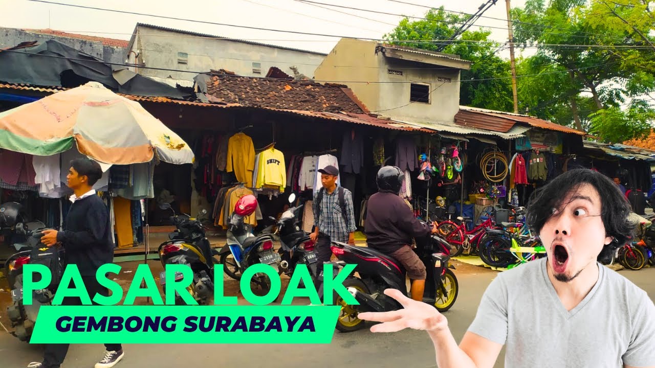 PASAR SEPEDA BEKAS, MURAH BANGET !!, PASAR LOAK BEKAS GEMBONG SURABAYA,