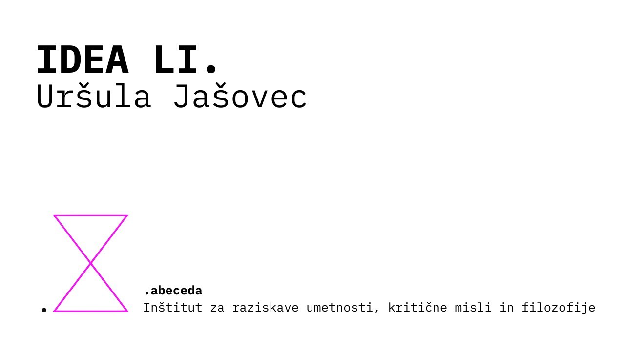 [studio za sodobno kompozicijo] &ndash; IDEA LI. &ndash; Ur&scaron;ula Ja&scaron;ovec
