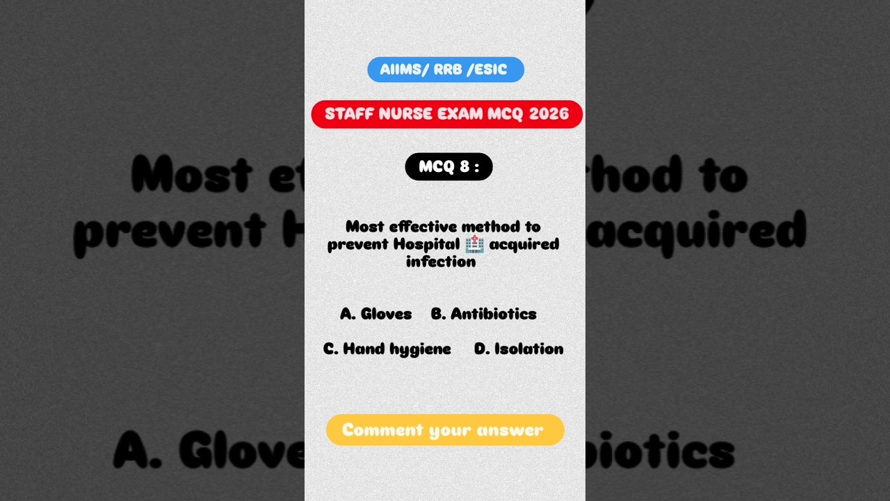 Nursing MCQ | Concept Clear Hai Ya Nahi?