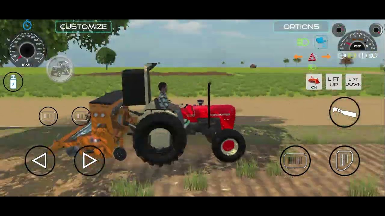 आज की खेत की जुताई 🚜🚜 tractor wala game #viralvideo #tractor plz like me 