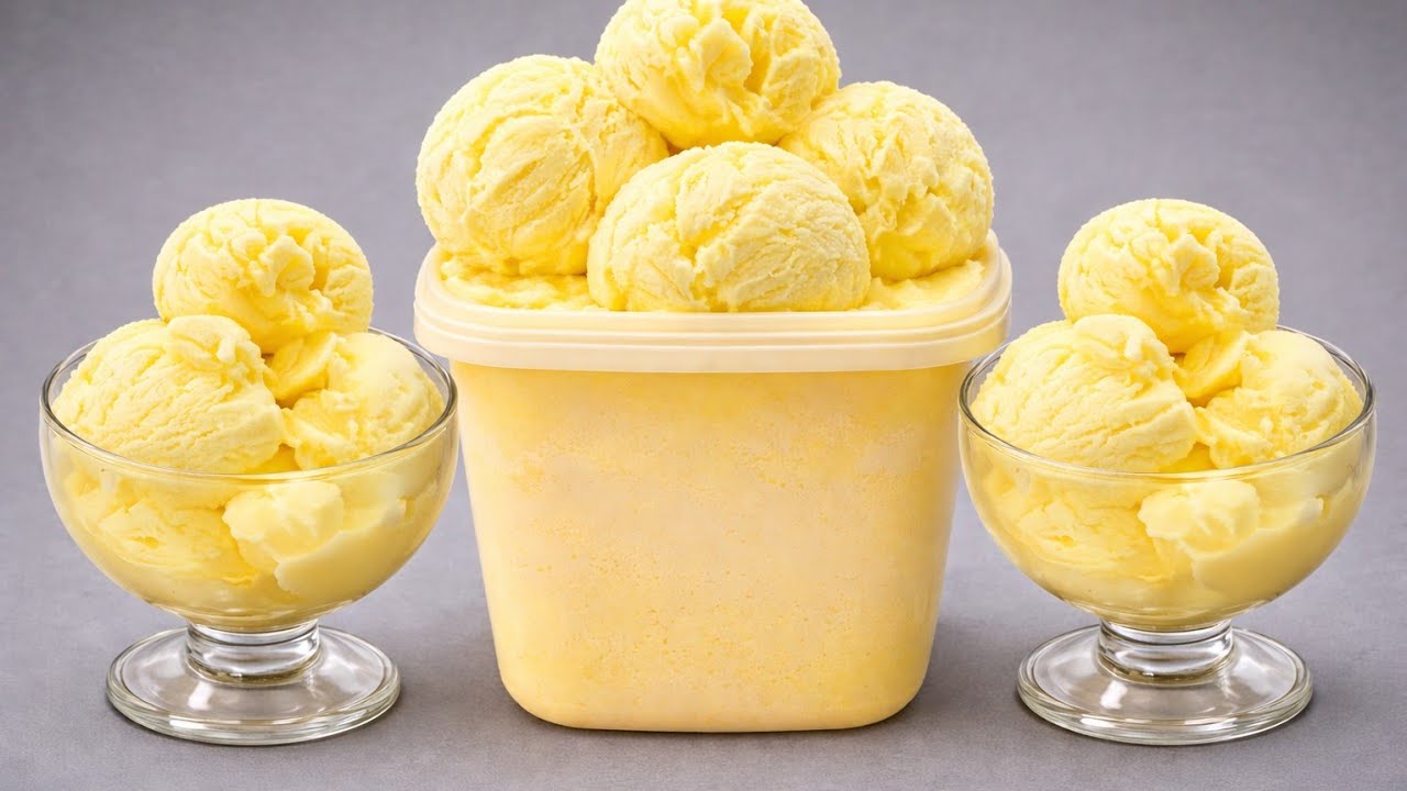 Usei Só 3 Ingredientes e Esse Foi o Resultado | Sorvete de Maracujá