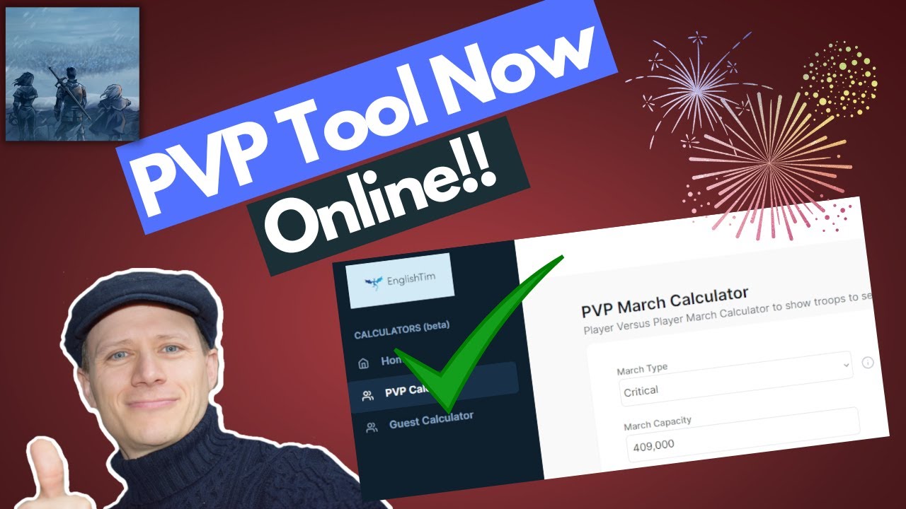 PVP Calculator Official Launch 😊 King of Avalon