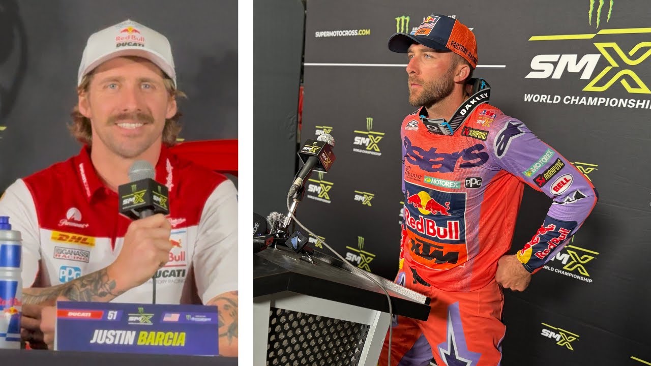 Prayers to Justin Barcia 🙏 Anaheim Supercross Podium Finishers React 