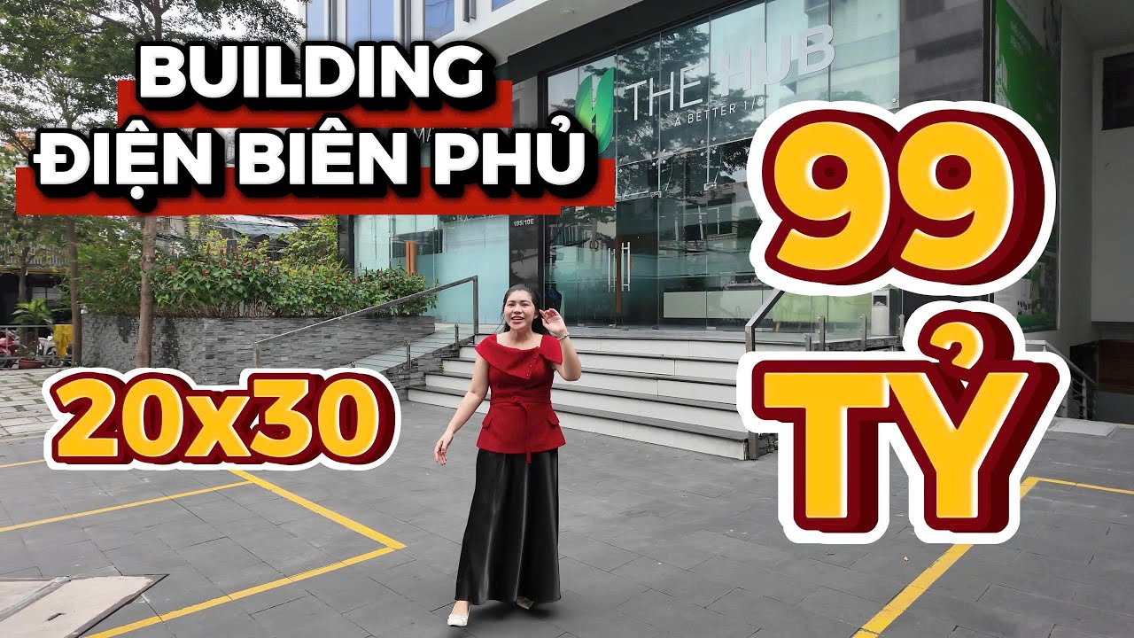 Giảm 15 Tỷ - Bán Tòa Nhà Điện Biên Phủ - ngang 20m dài 30m - Ngay Đại Học Hồng Bàng