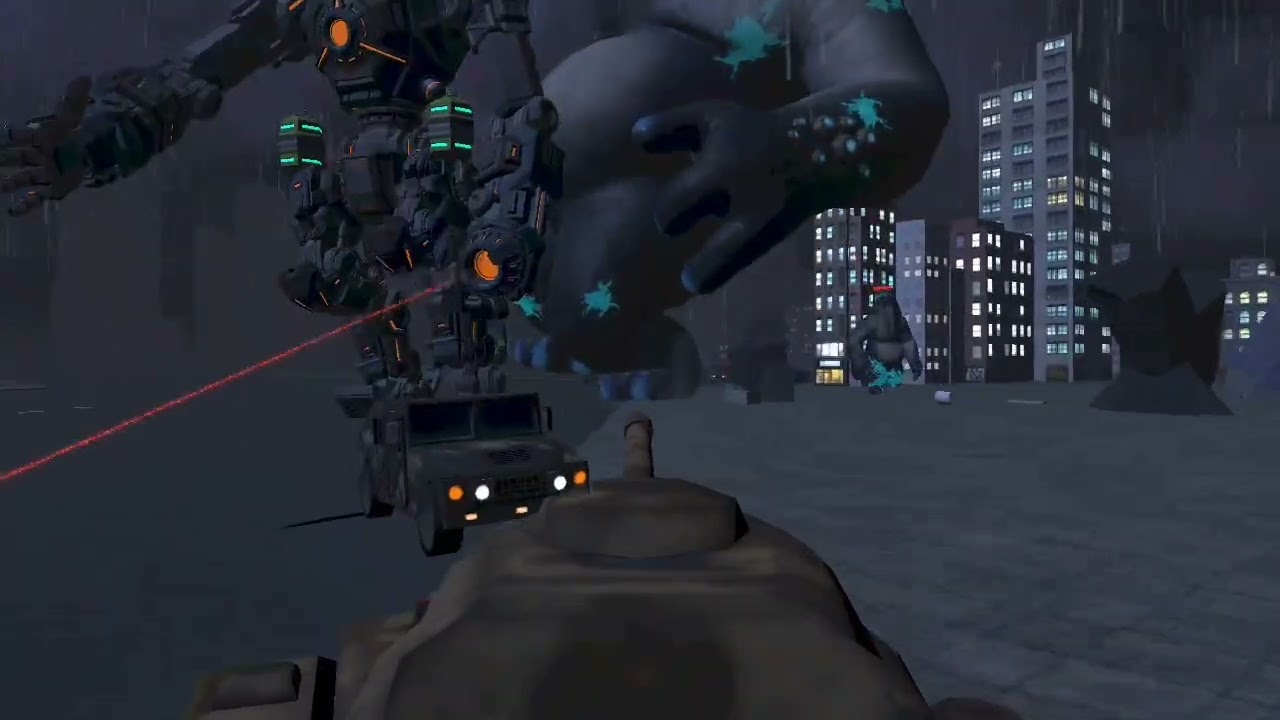 Kaiju Battle simulator but it's the military pov