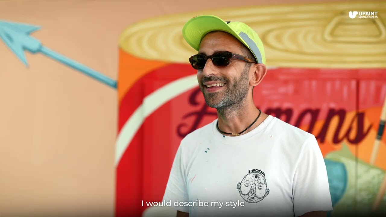 Luca Ledda for UPAINT Monaco 2025 Street Art Festival