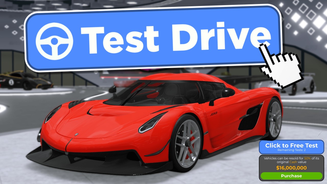You can now Test Drive ANY CAR in Driving Empire!! | New Test Drive Feature!