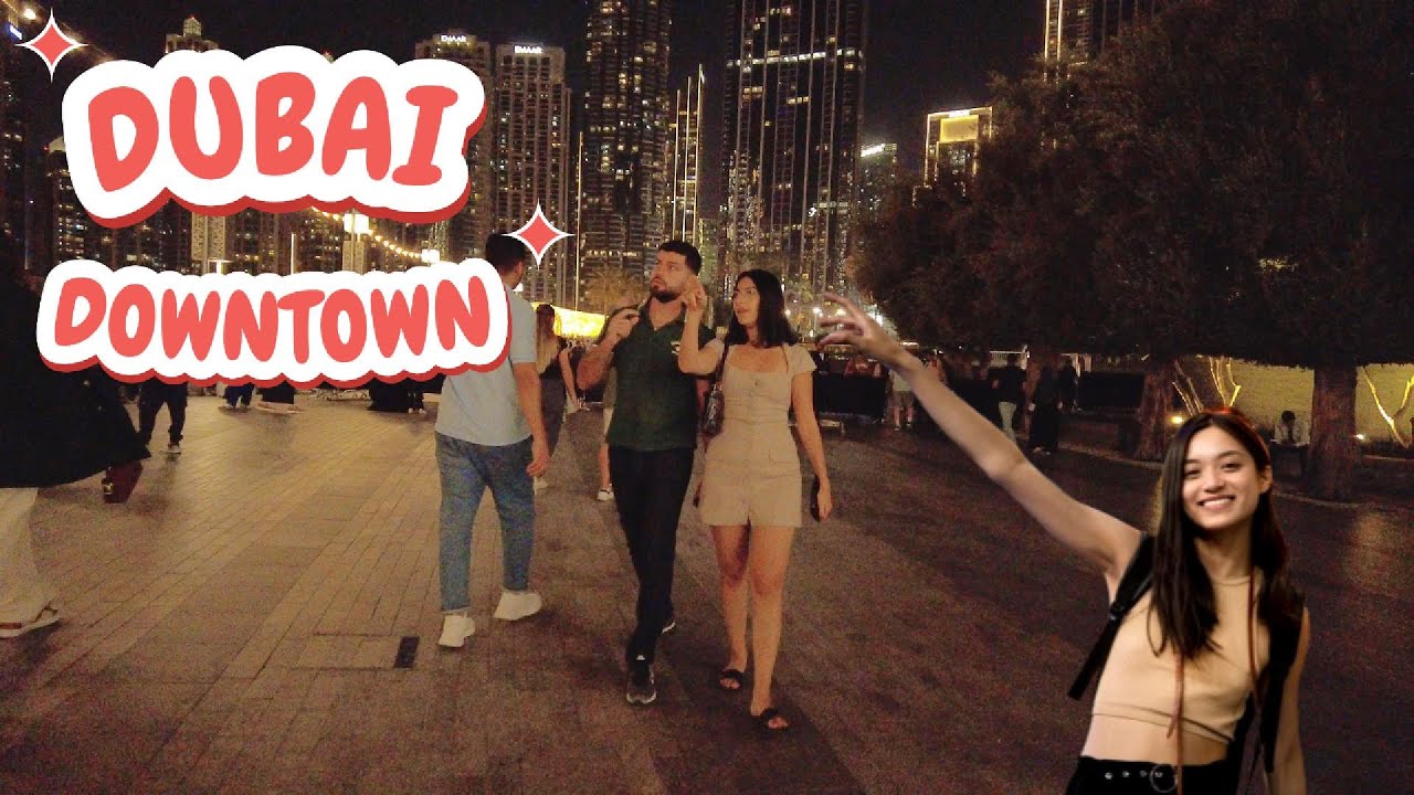 Dubai [4K] Amazing City Center, Downtown Dubai Evening Walking Tour 🇦🇪