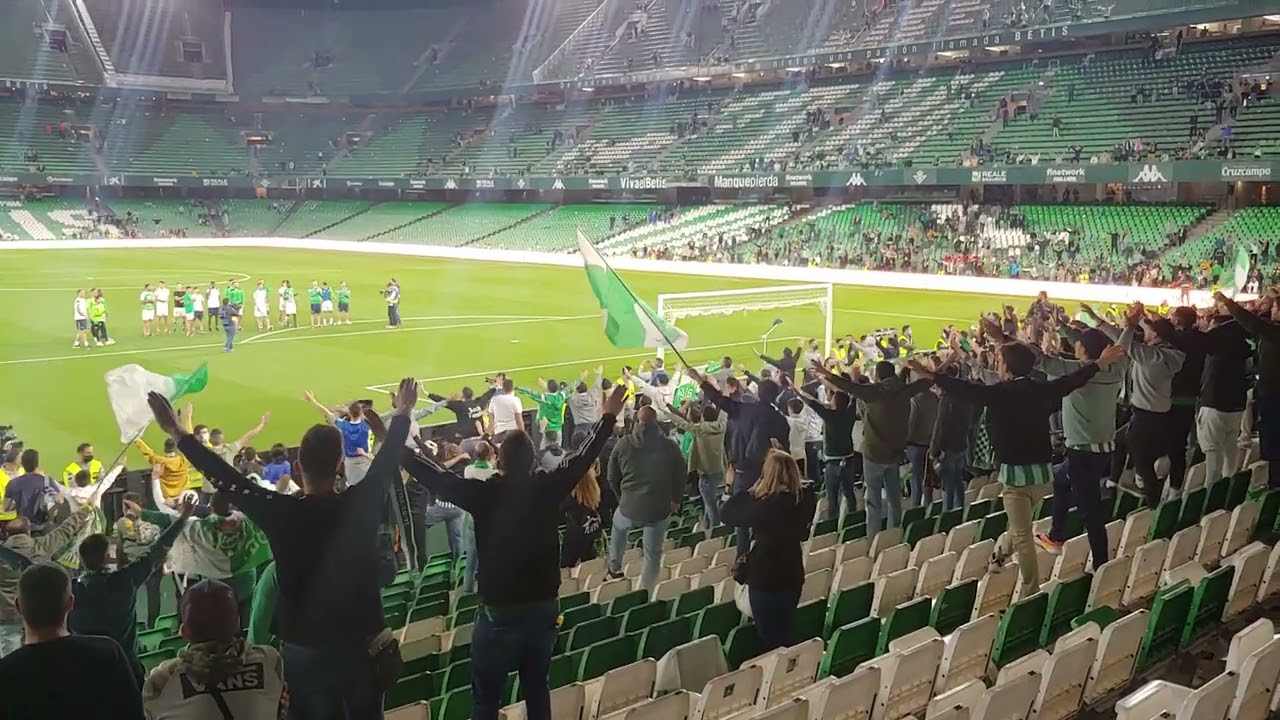 Despedida de Gol Sur antes de la final de copa Betis - Elche