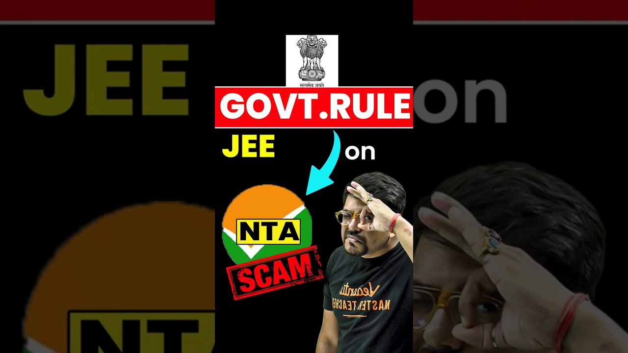 Government Action on NTA! 😱#jee #nta #ntaupdates #jeemains #iit #jeeexam #jeepreparation #shorts