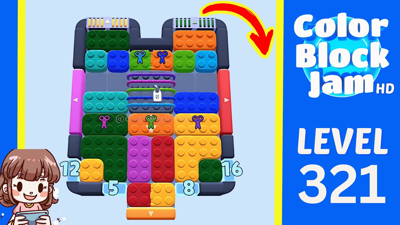Color Block Jam Level 321 Solution Walkthrough