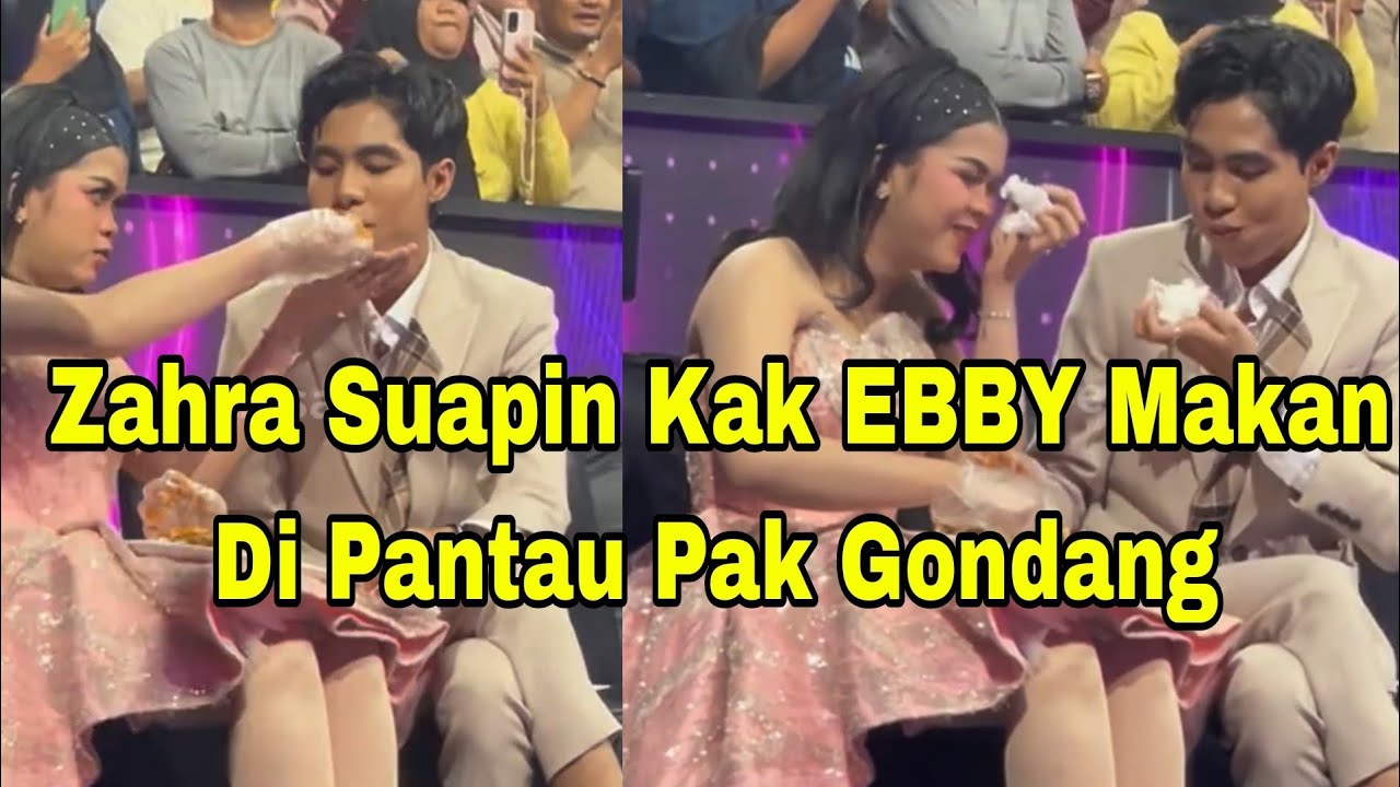 ZAHRA SUAPIN KAK EBBY MAKAN DI PANTAU PAK GONDANG SENYUM