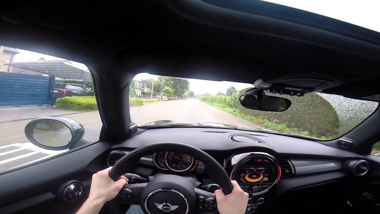 New Mini Cooper D Hatchback 2014 POV test drive GoPro